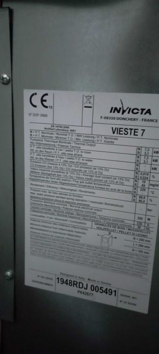 Salamandra a pellets INVICTA