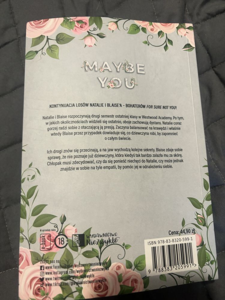 Książka „Maybe you” Weronika Ancerwoicz