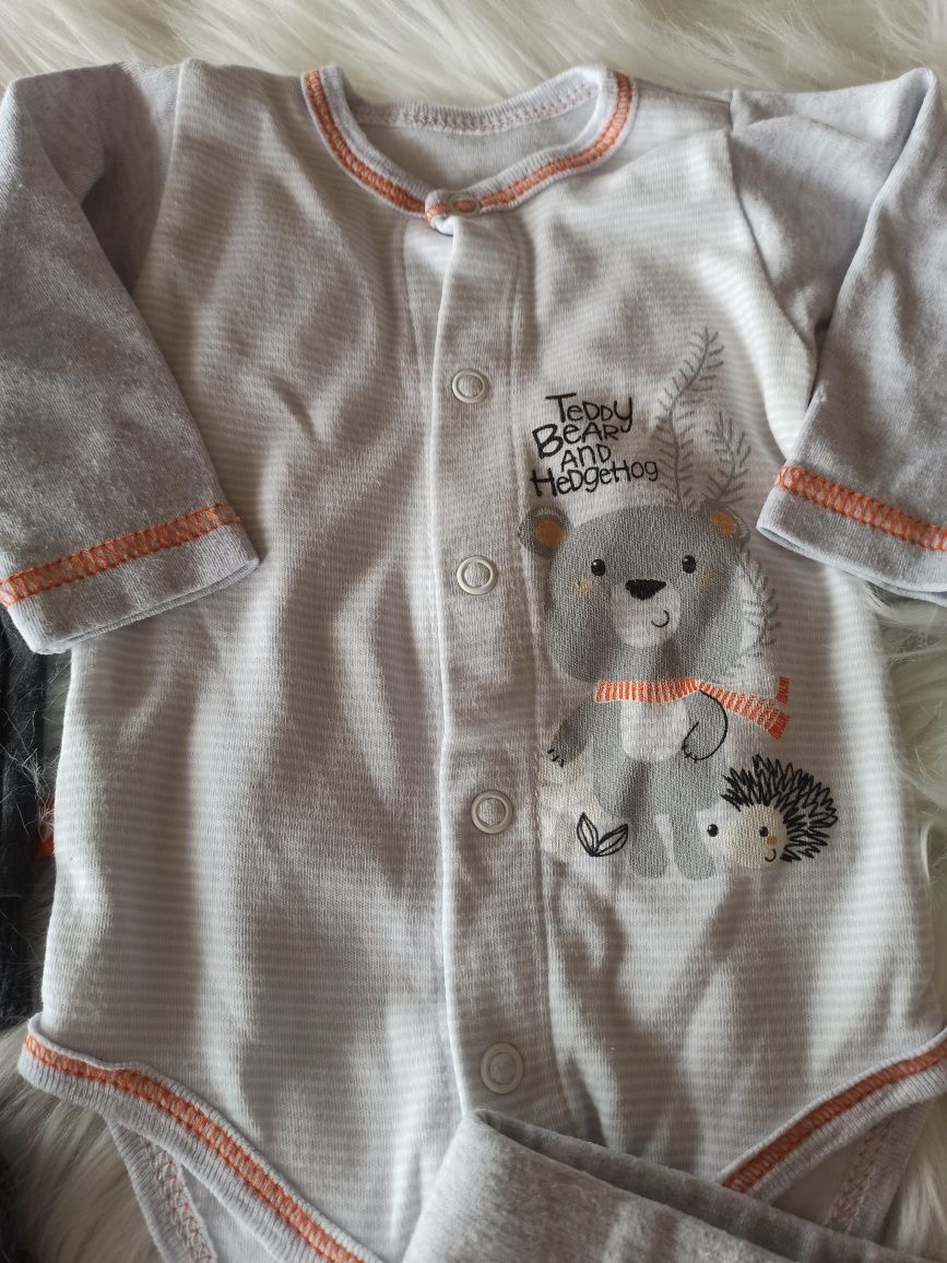 3x zestaw komplet bluza i spodnie, body rozm 62 Carter's Sinsay Ewa Kl
