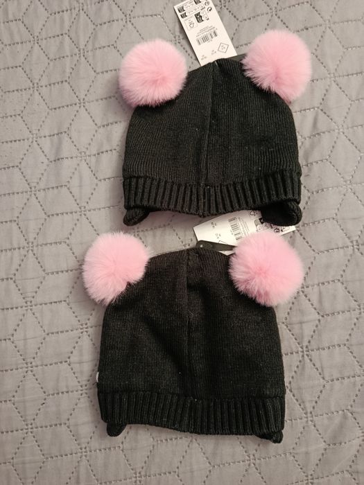 Ciepłe czapki zimowe TEX misiu r 1-3 M.
