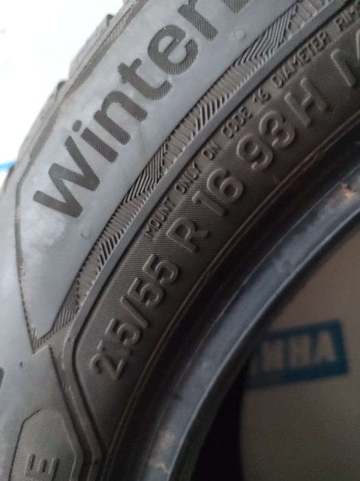 Шини uniroyal 215 55 r16 зима 22-й рік