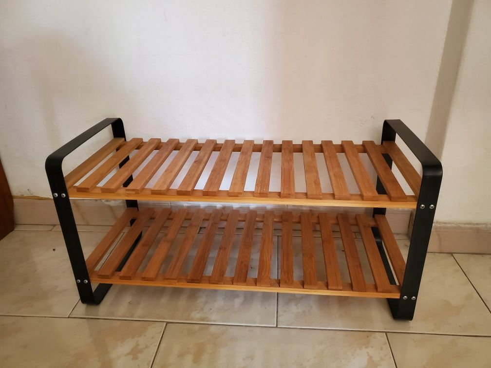 Sapateira bambu como nova