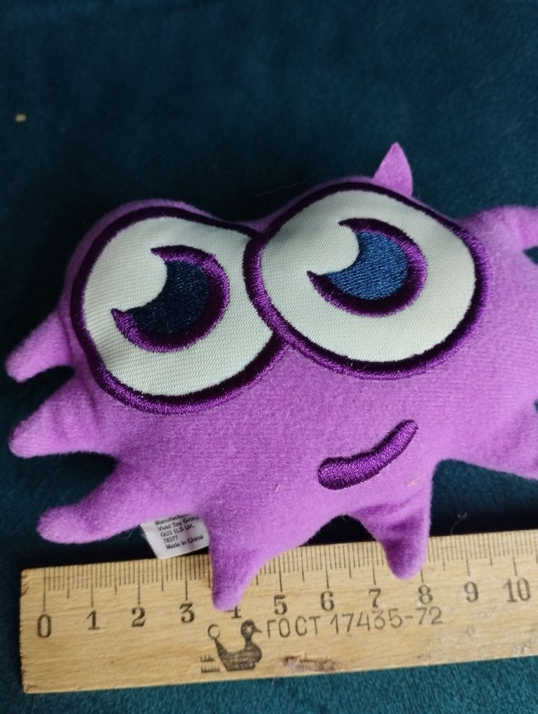 Бактерия фиолетовая игрушка монстер милый чудик мягкая игрушка.