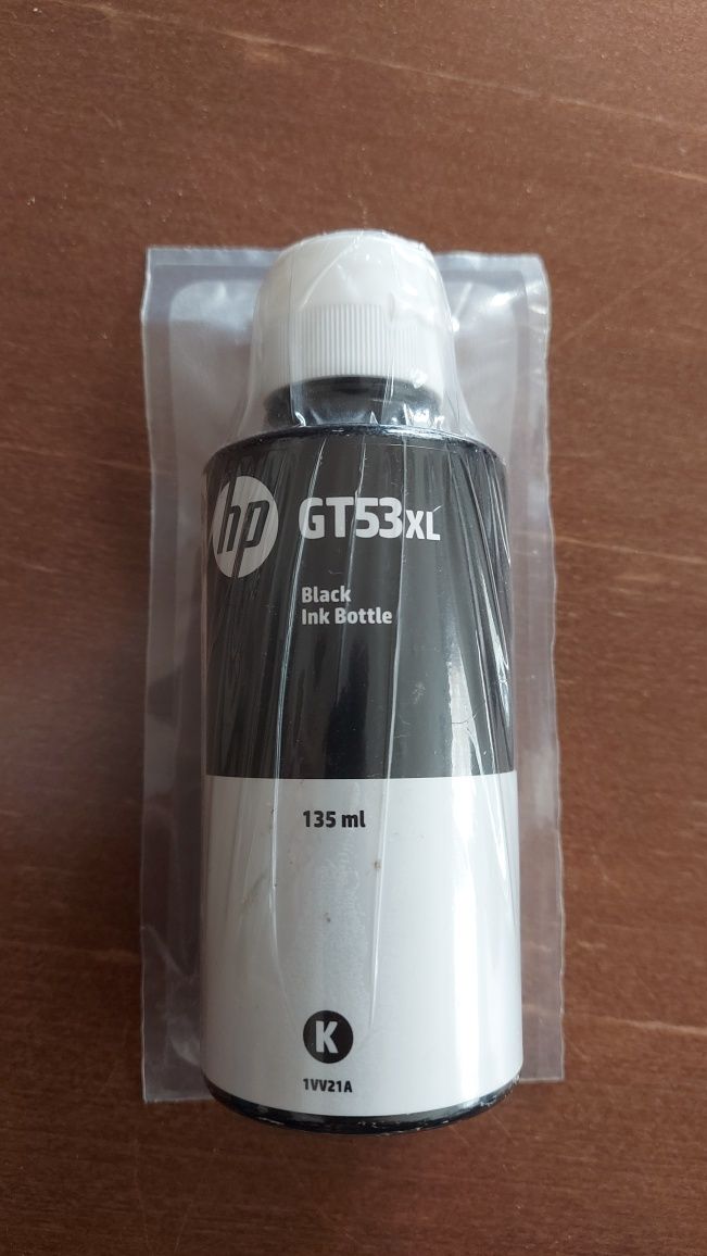 Czarny tusz hp gt53xl 135ml