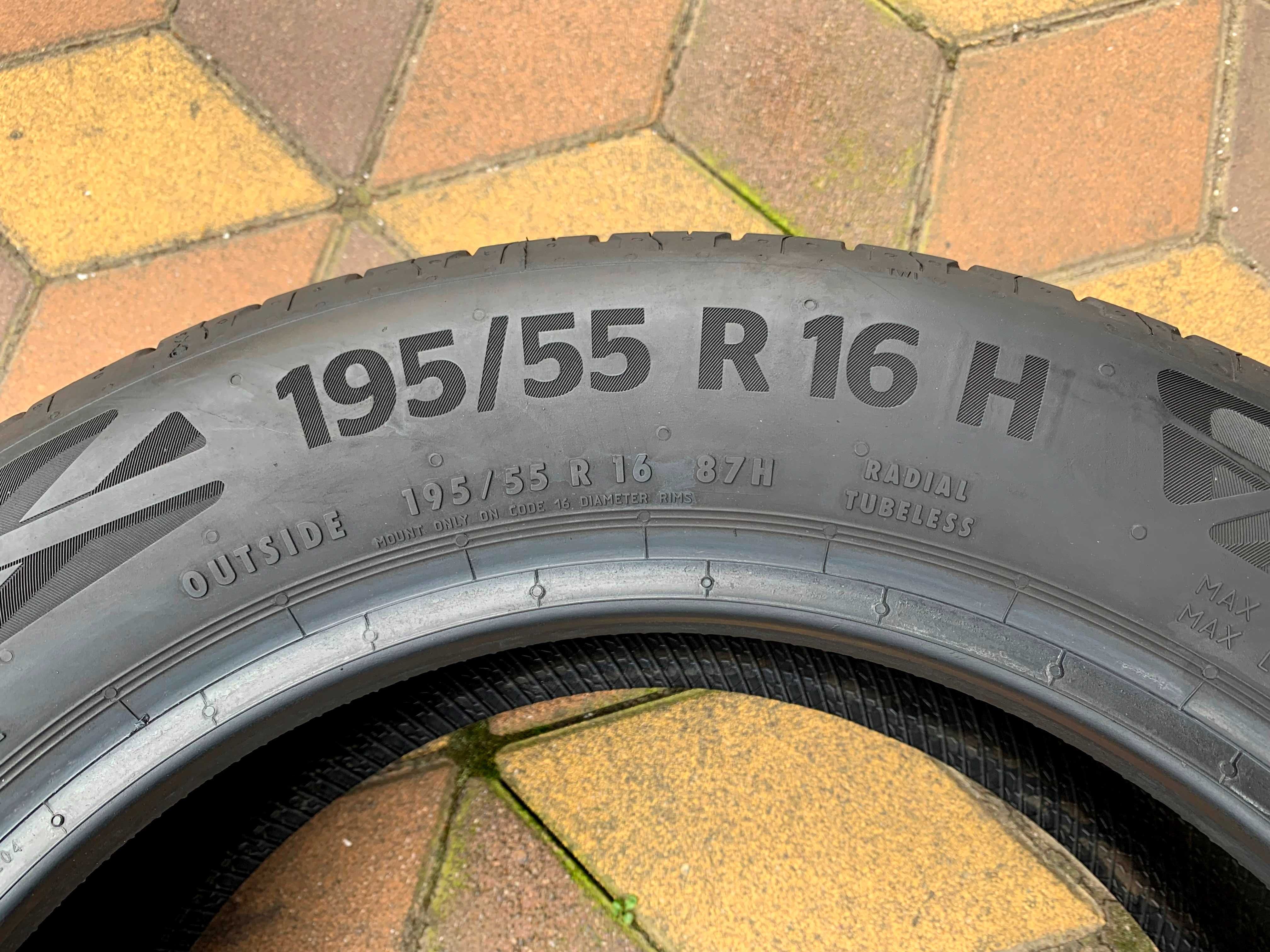 195/55 R16 Continental EcoContact 6. Шини літні 4 шт.