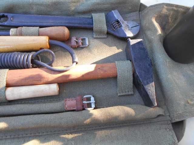 zestaw ślusarski, przenośny w pokrowcu wojskowy-oryginał