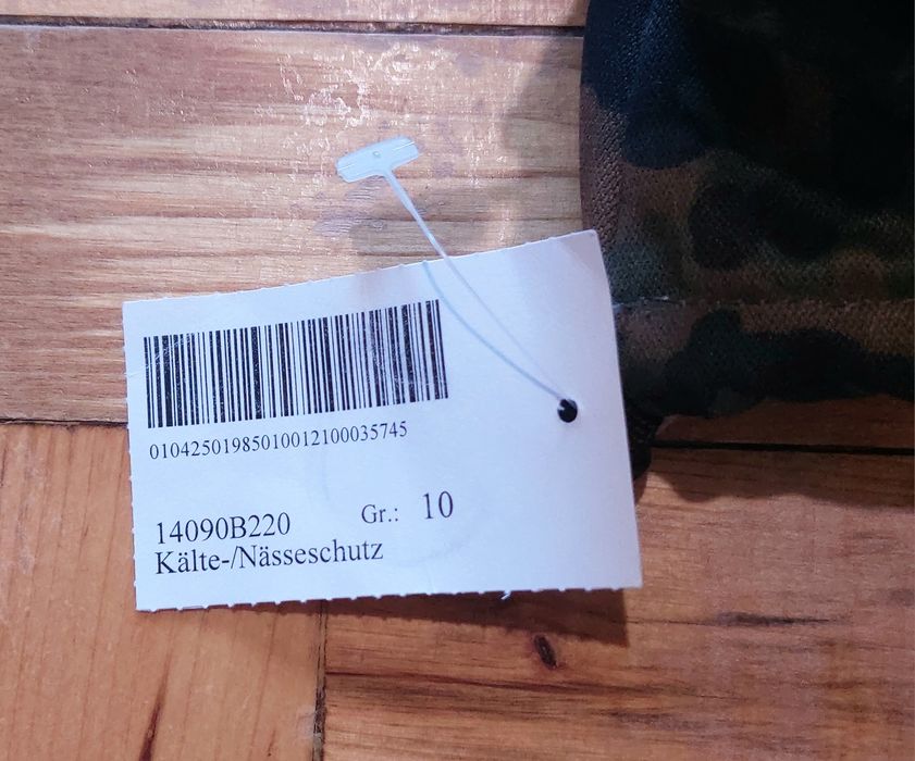 Рукавички тактичні зимові арміїї Бундесверу, розмір 10