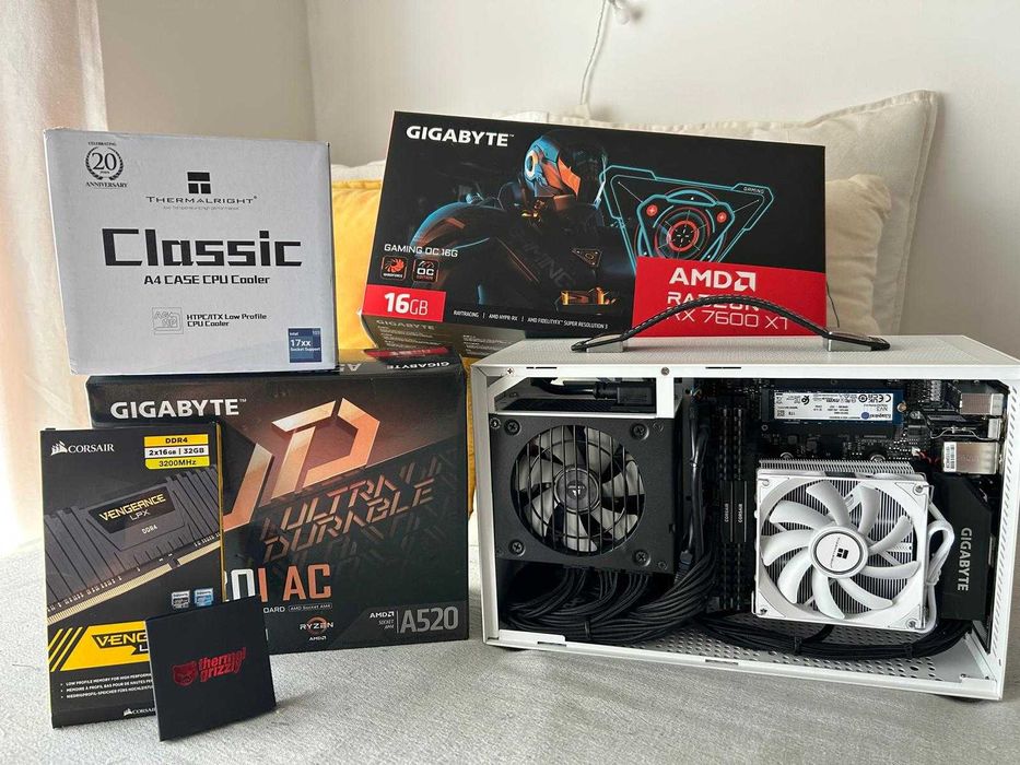 Gaming ITX 5700x-32Gb-7600XT 16Gb