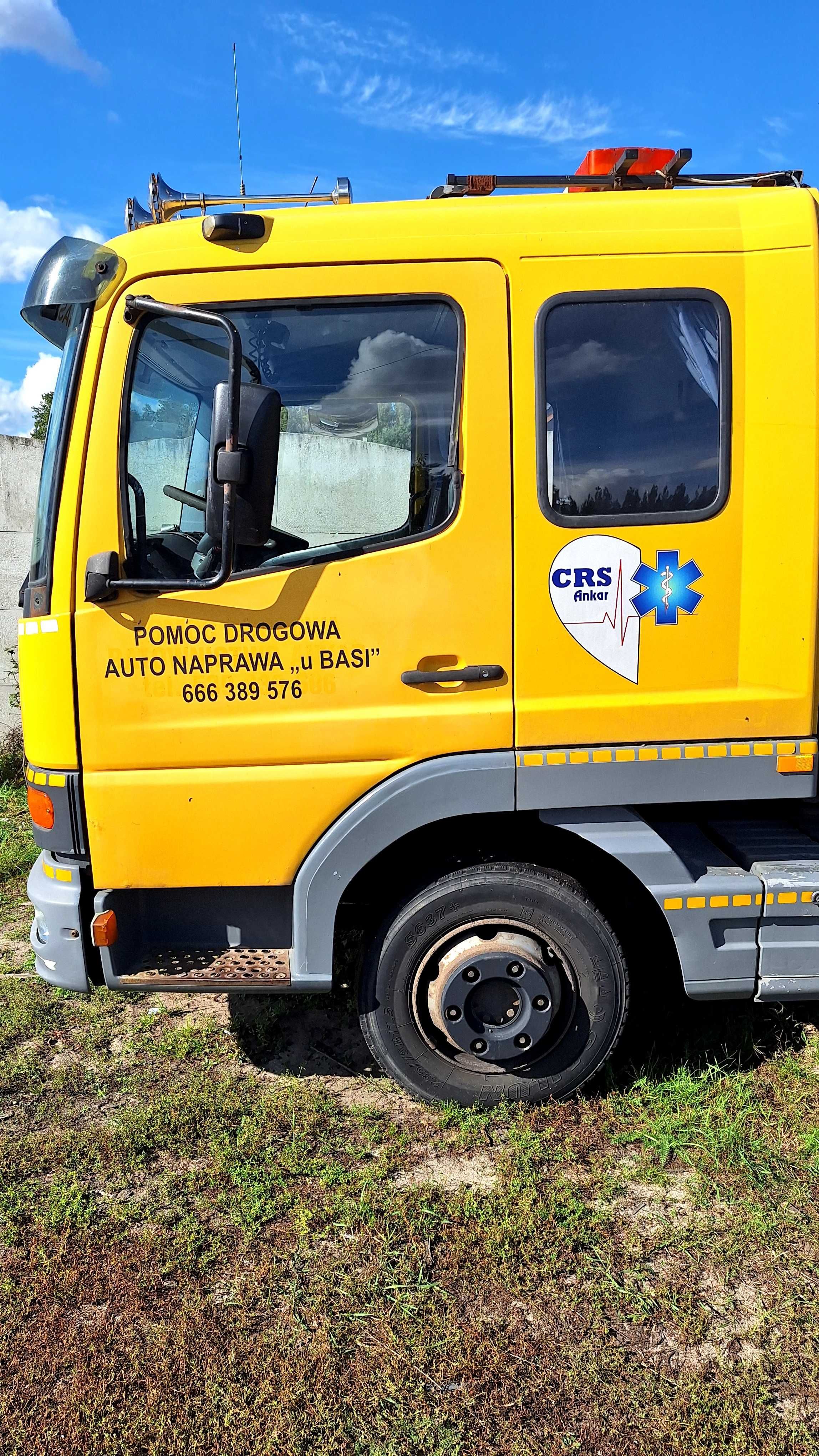 Mercedes atego pomoc drogowa auto specjalne