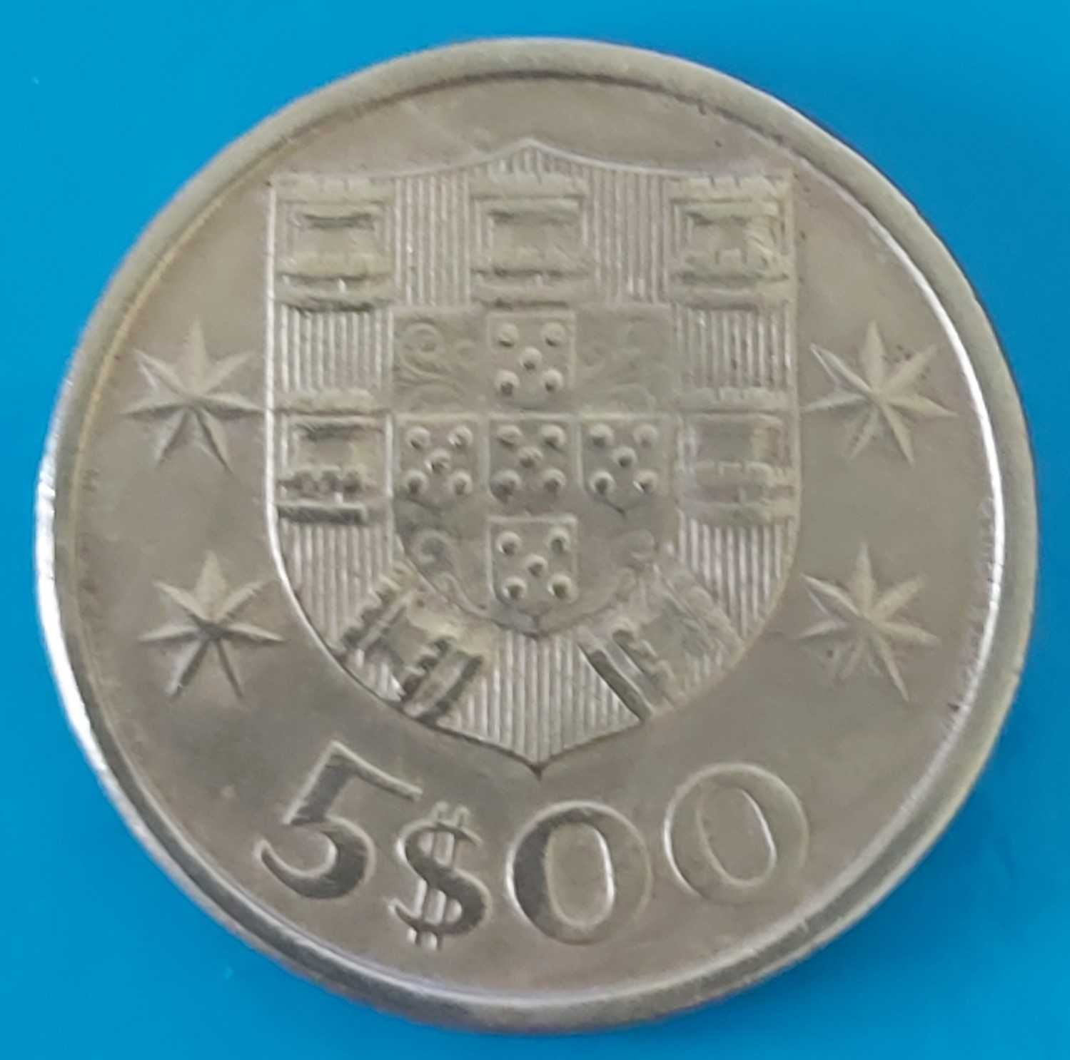 5$00 de 1974 Republica Portuguesa