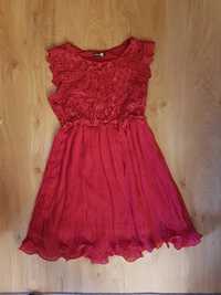 Sukienka czerwona 42