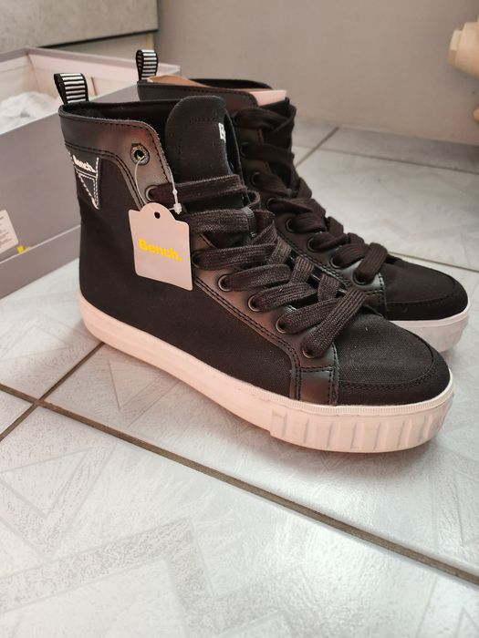 Bench czarne trampki sneakersy za kostkę nowe rozm 38