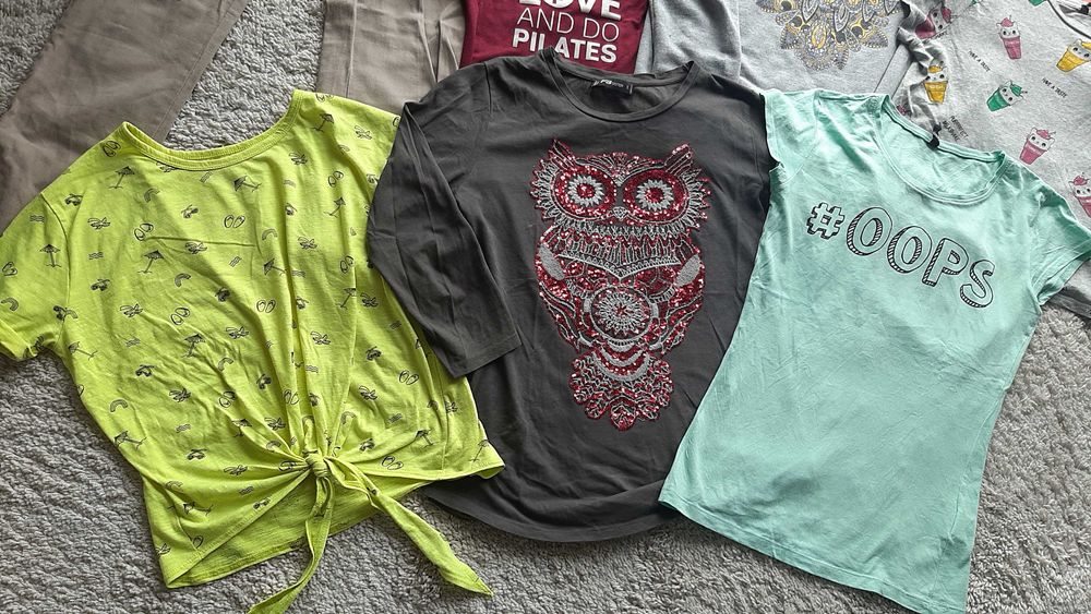 Paka ubrań damska S M champion sinsay fb h&m sowa