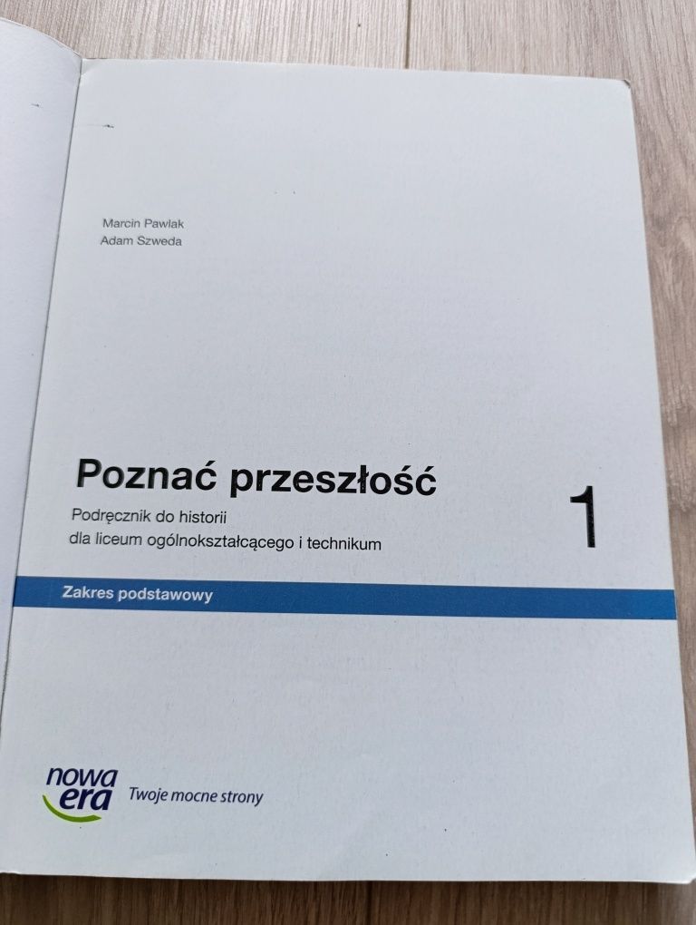 Poznać przeszłość Liceum klasa 1