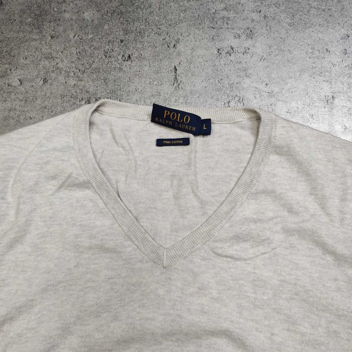 MĘSKI Elegancki Sweter Lekki PREMIUM Bawelna Bez Logo Ralph Lauren