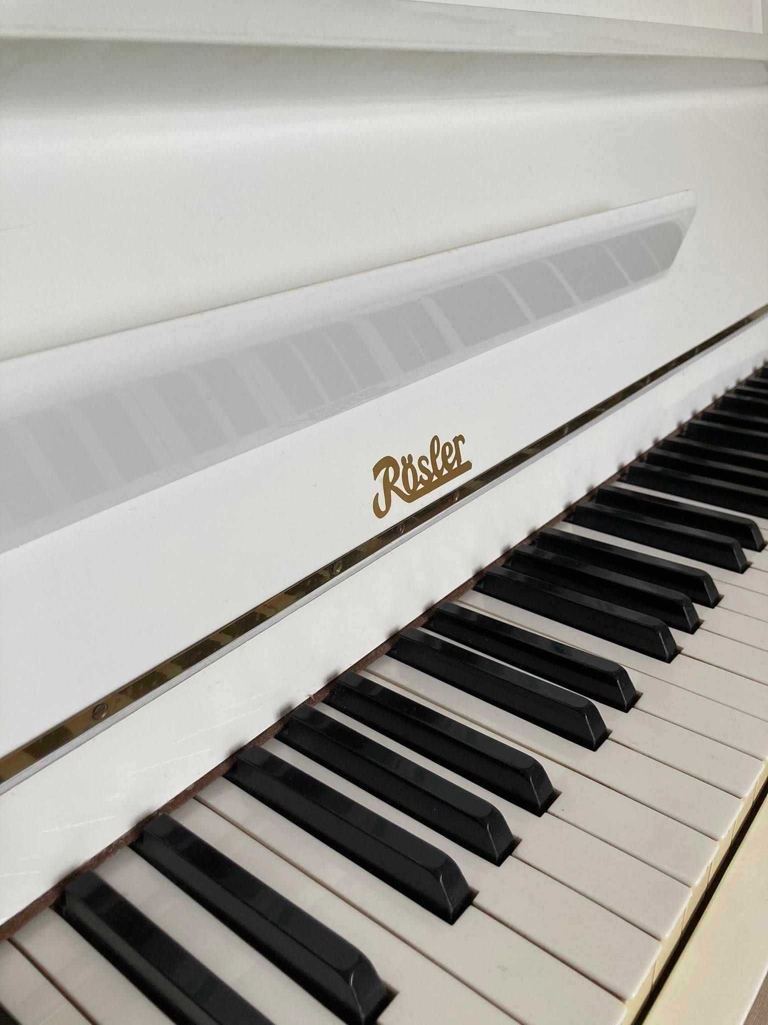 Sprzedam białe pianino marki Rosler