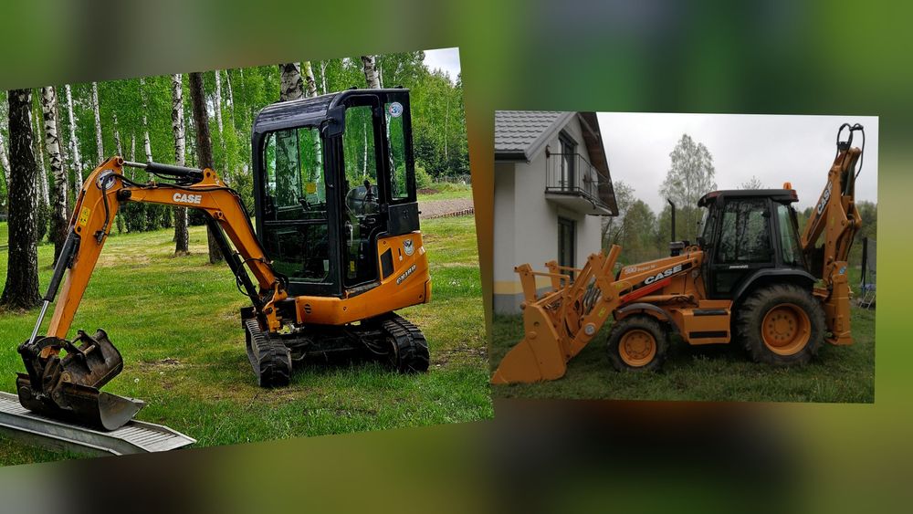 Koparki-uslugi. Odwodnienia. Oczyszczalnie