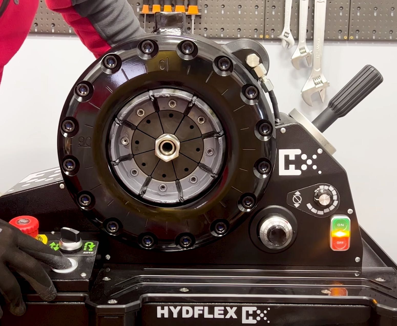 Zakuwarka do węży hydraulicznych  Hydflex NF-50A + 17 KPL szczęk