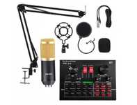 Nowy mikrofon studyjny USB z mixerem Bluetooth V8X PRO