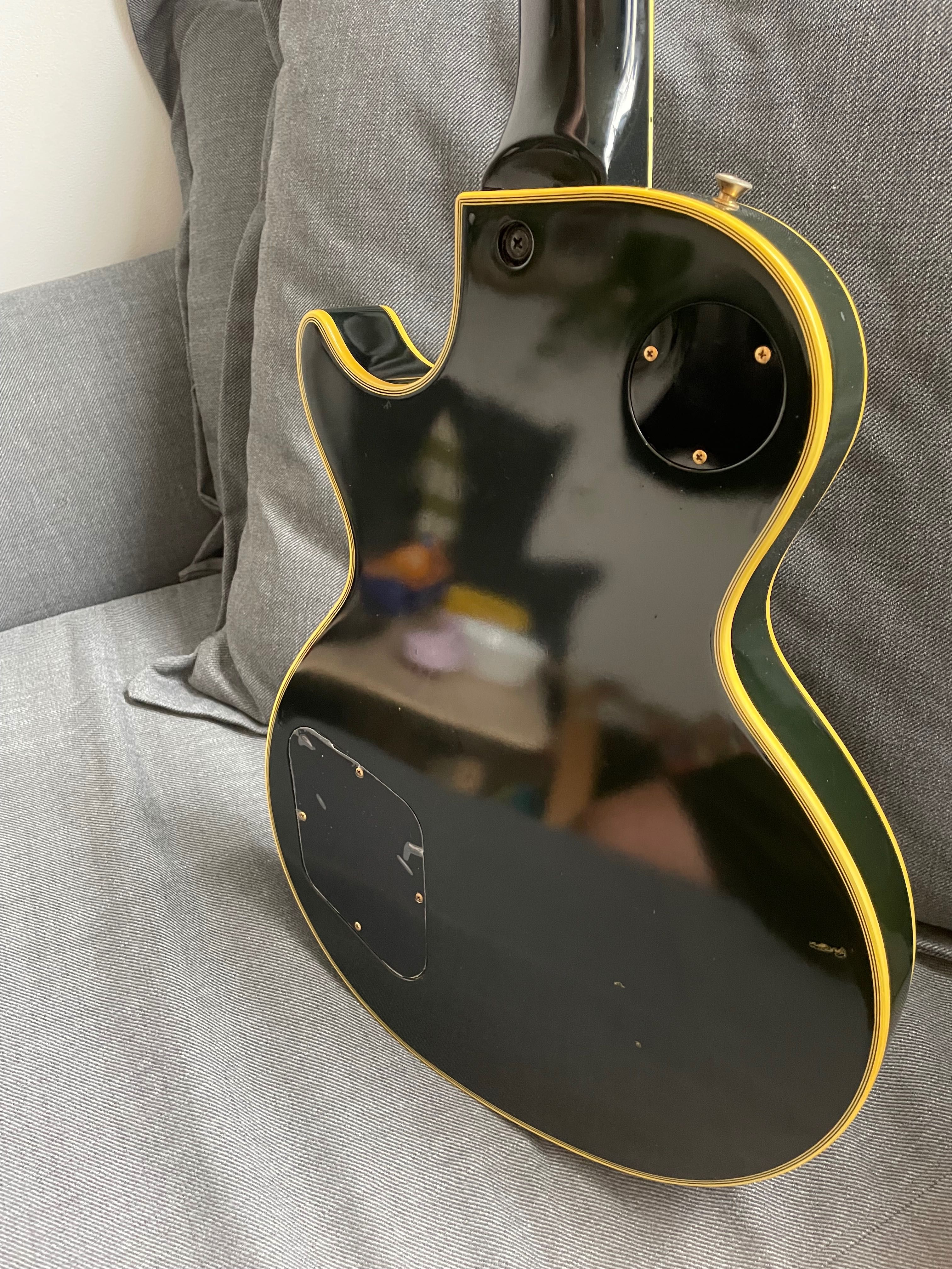 1992 Greco Black Beauty Les Paul Custom - mij - Japan