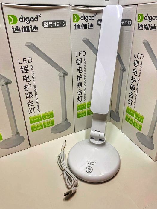 Лампа настільна акумуляторна. Лампа трансформер