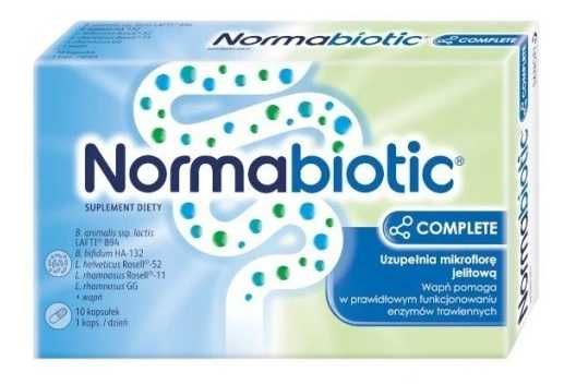 Probiotyk Normabiotic Complete Lactobacillus Bifidobacterium 28 kaps