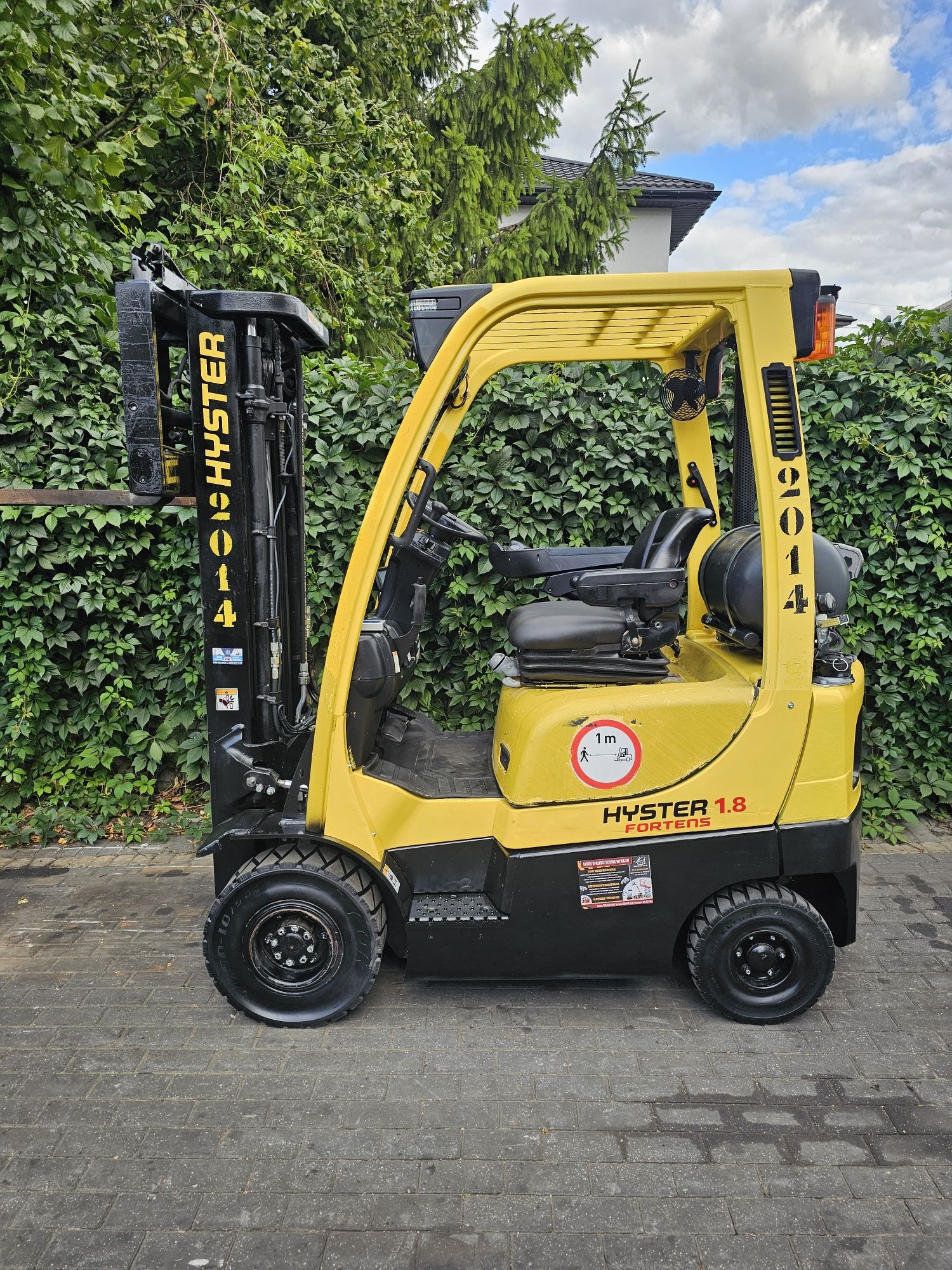 Wózek widłowy HYSTER H1.8FT2019triplex 5sekcji LPG Gwarancja transport