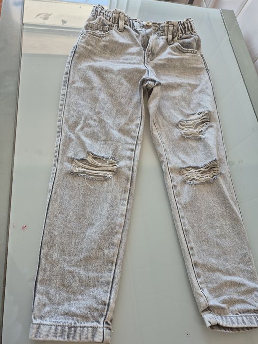 Calças ganga cinzenta Lefties 7/8 anos