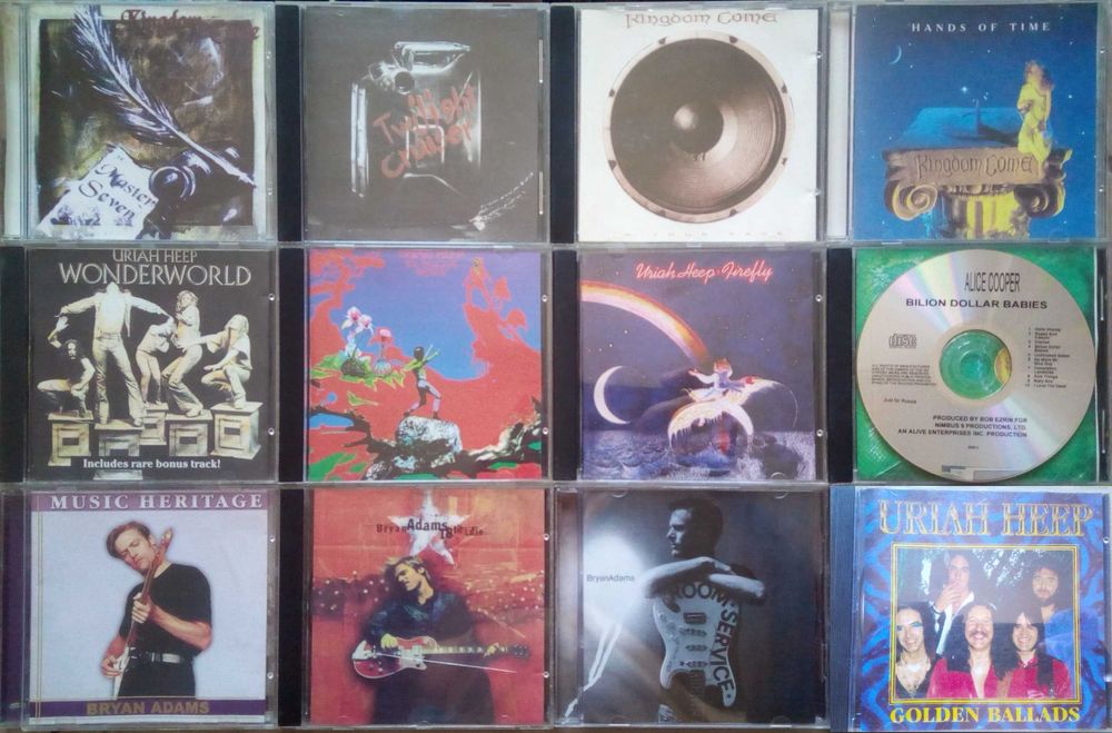 Cd аудио диски музыка 99 шт отличные альбомы Список Фото рок rock