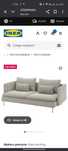 SÖDERHAMN Ikea sofa kanapa 3 os
Sofa 3-osobowa