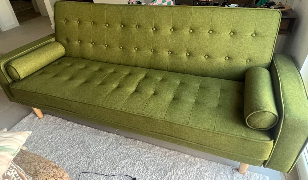 Sofá verde Sklum 3 lugares