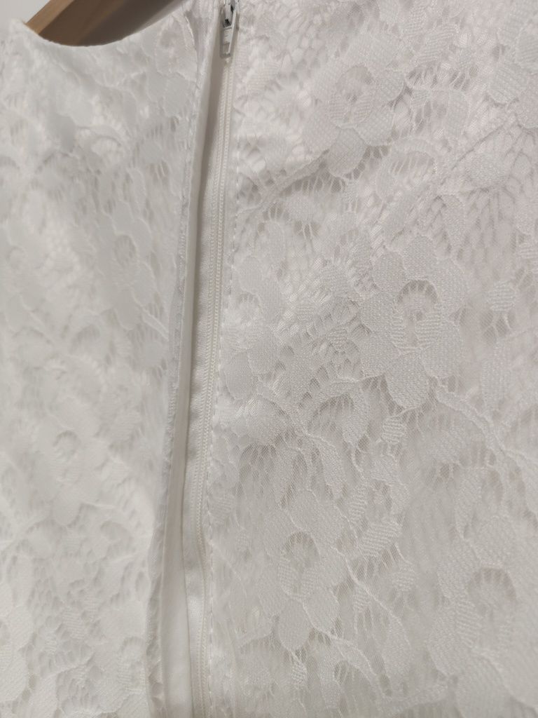 Vestido branco de cerimónia