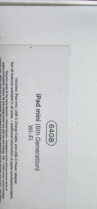 Планшет Apple iPad mini 6 Wi-Fi 64GB (A2567)