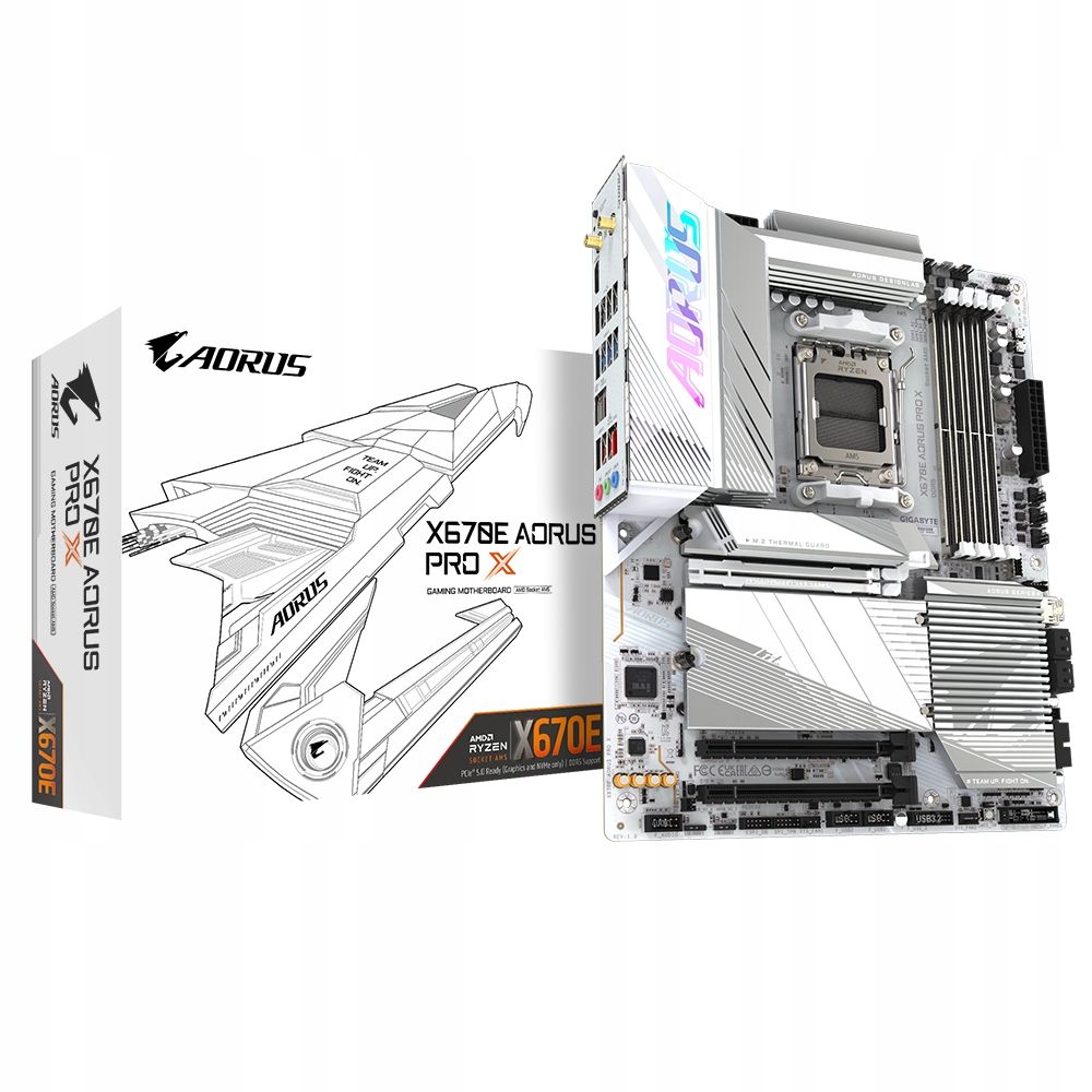 Płyta główna Gigabyte X670E AORUS PRO X AM5 DDR5 box gwarancja 500922