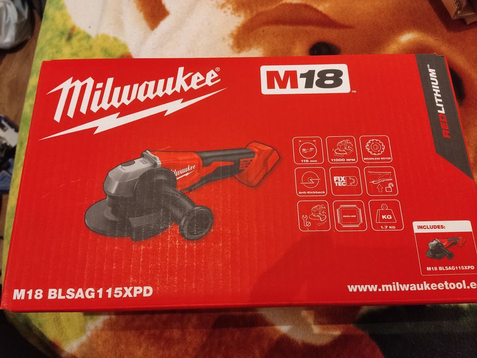 Milwaukee M18 szlifierka kątowa rezerwacja do 17 grudnia