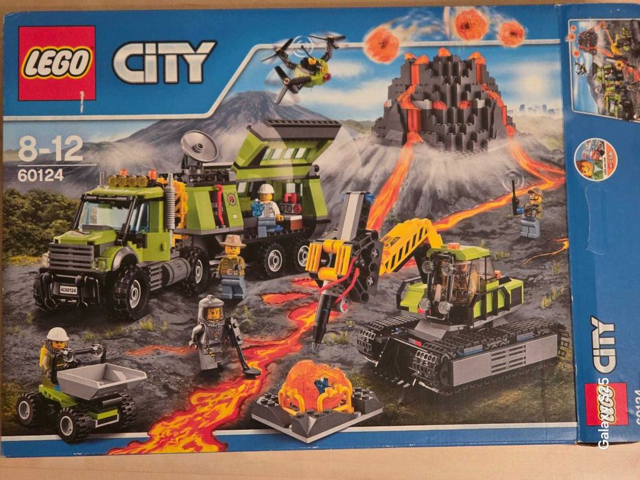 lego city - 60124 baza badaczy wulkanów