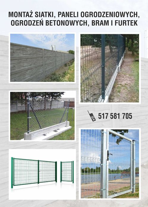 panele ogrodzeniowe fi 4 / 120cm / 49zł