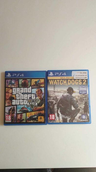 Playstation 4 (1 TB) + GTAV + WATCH DOGS 2 + 1 COMANDO ORIGINAL