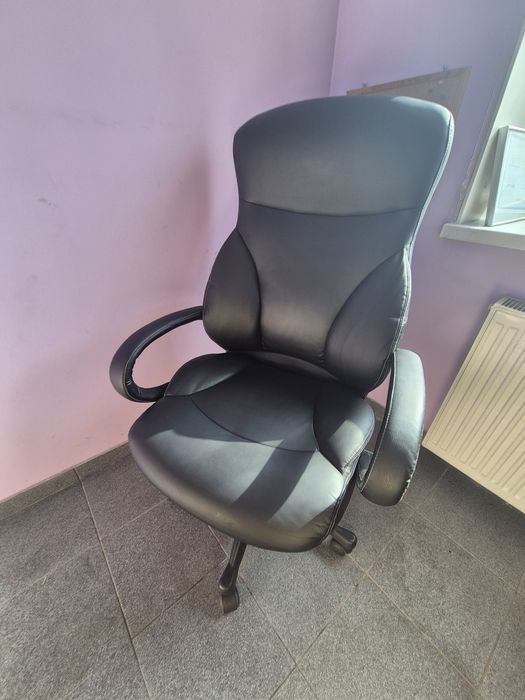Krzeslo biurowe - Fotel biurowy z eko skóry