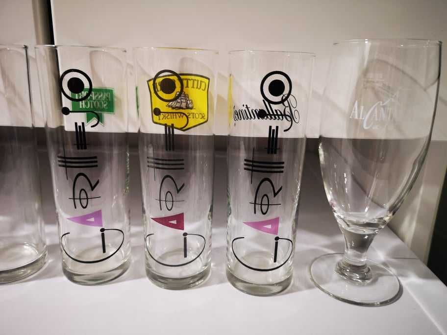 Copos vidro DISCOTECAS