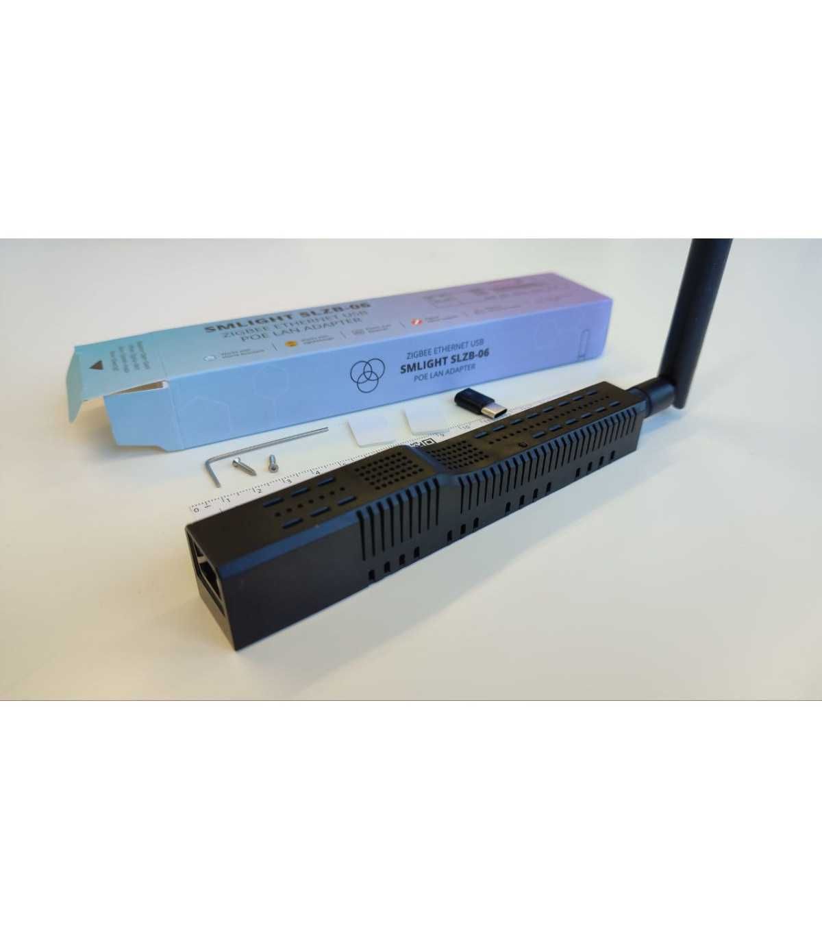 SLZB-06 Adapter Zigbee CC2652P Ethernet PoE USB LAN WIFI