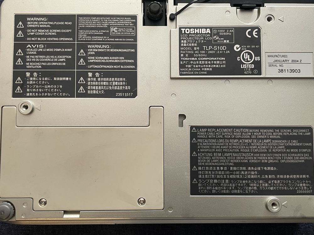 Проектор Toshiba TLP-S10