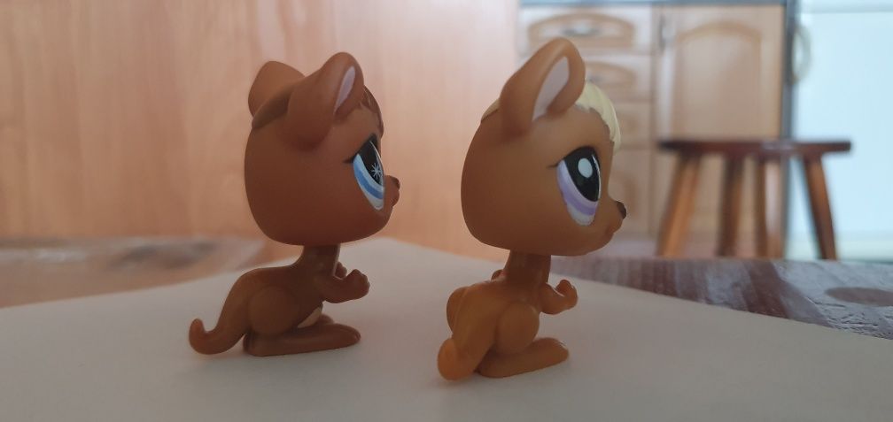 Littlest Pet Shop (LPS) - kangur, kangury, kangaroo (#682, #983 ).