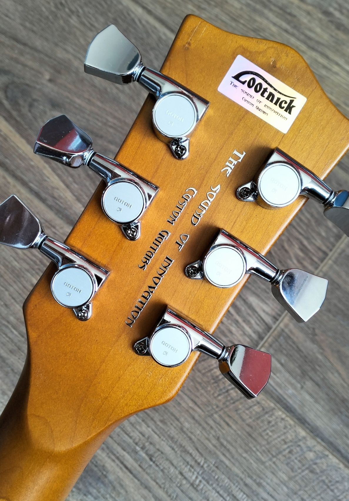 Lootnick - gitara lutnicza, Lollar P90, Gotoh, case (Fano, LP Special)