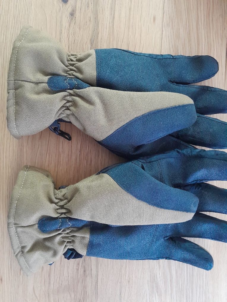Luvas grotex kaki/preto