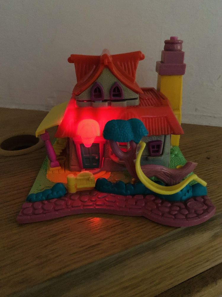 Polly Pocket Bluebird Light-up Kitty House vintage zabawka