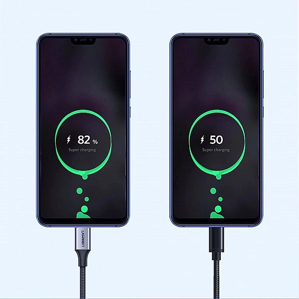 Ugreen kabel przewód USB - USB Typ C Quick Charge 3.0/3A 2m szary (601