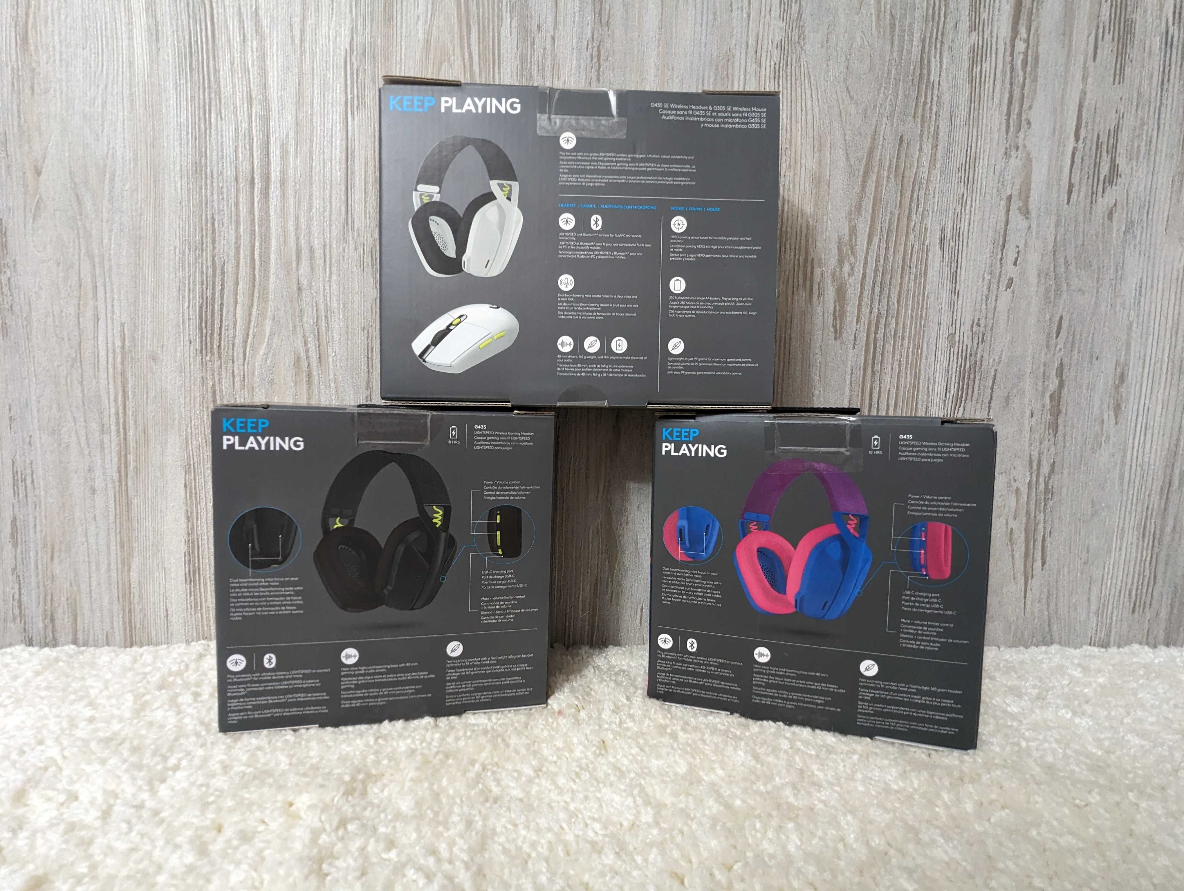 USA! Logitech g435 навушники / миша g305 / zone vibe 100