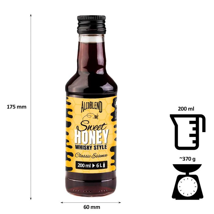 ZAPRAWKA - esencja do alkoholu ALCOBLEND - SWEET HONEY - 200 ml na 6 L