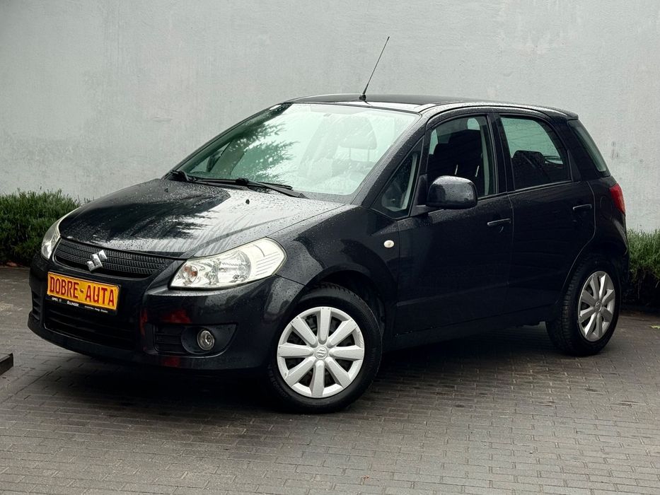 Suzuki SX4 czarny sliczny zadbany 1.6i benzynka 107km klima zobacz warto